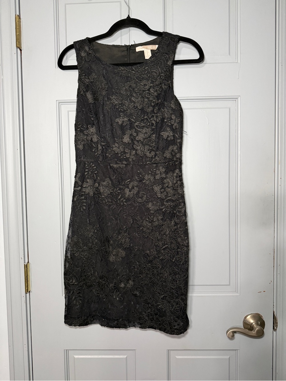 Forever 21 Black Lace Midi Dress